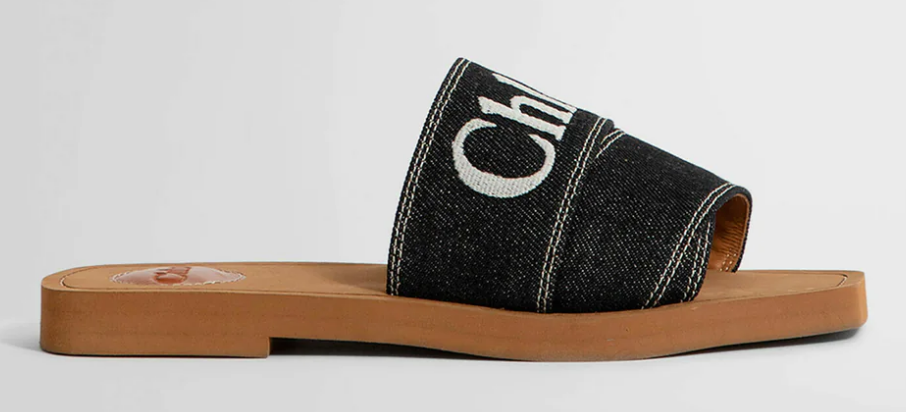 CHLOE CHC22U188Z3 001 WOMEN'S SLIPPERS BLACK