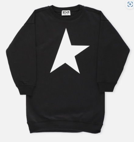 GOLDEN GOOSE KID'S GYP01278.P000905 STAR/GIRL'S DRESS (12A)