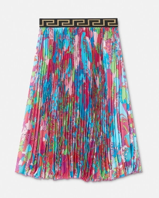 VERSACE KIDS 1010140 1A08363 SKIRT FLOWERS
