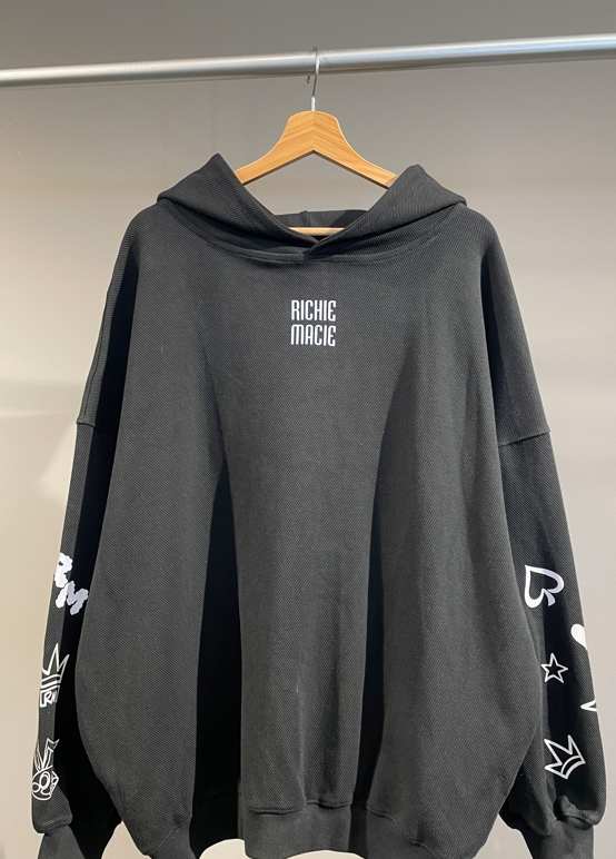 RICHIE MACIE 232026-RM30-BK FELPA UNISEX 