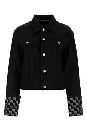 ALEXANDER WANG 4DC1242230 WOMEN'S JACKET WASHED BLACK