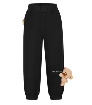 13DE MARZO 1687 KID'S BEAR BASE SWEATPANTS BLACK 
