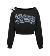 13DE MARZO MZ2501601 DOOZOO OFF-SHOULDER JUMPER BLACK