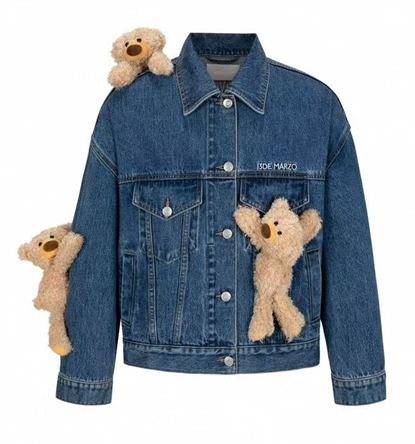 13DE MARZO 1633 DOOZOO VINTAGE DENIM JACKET BLUE