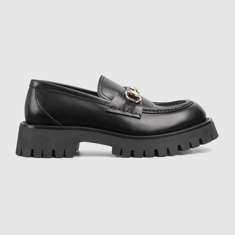 GUCCI 816337AADCW 1000 WOMEN'S MOCASSINI BLACK