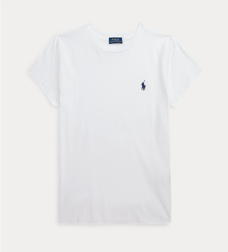 POLO RALPH LAUREN 211898698 005 WOMEN'S T-SHIRT WHITE