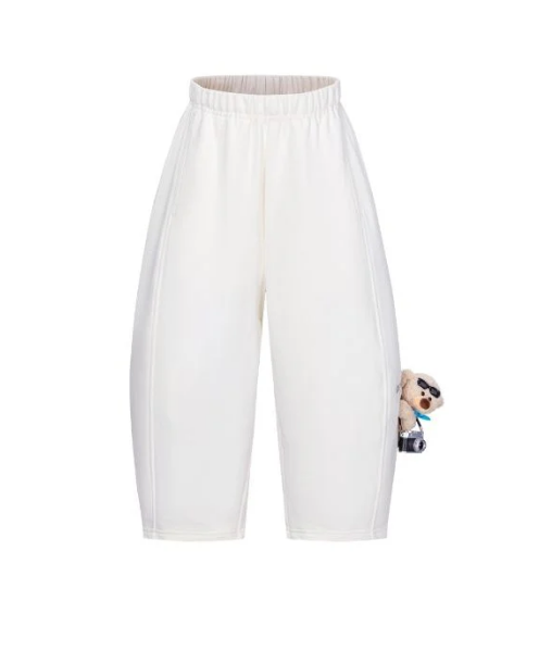 13DE MARZO KID'S BABYBEAR HAREM PANTS WHITE CT
