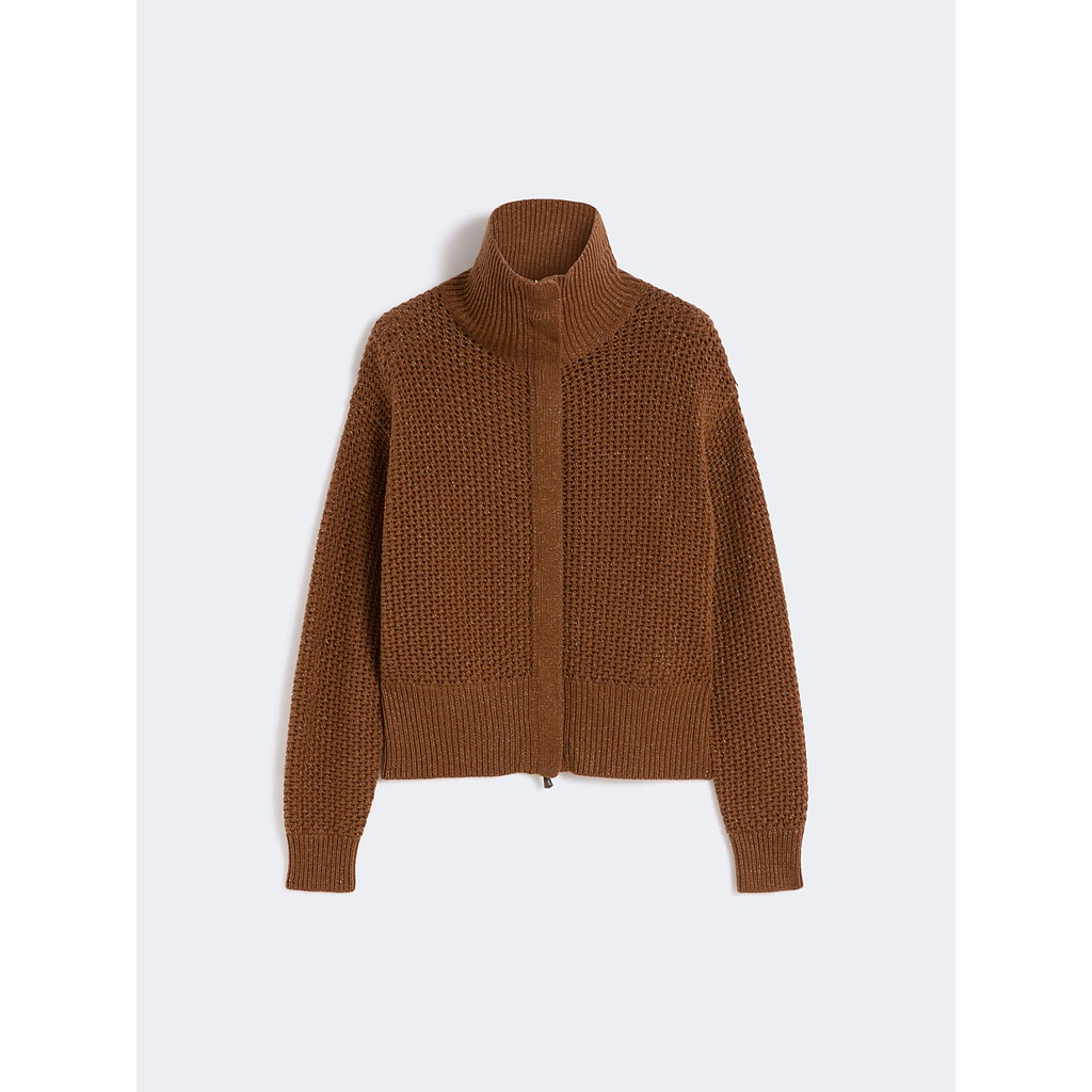 MAXMARA 1341016106004 - MXMGLASSA WOMEN'S CARDIGAN TOBACCO