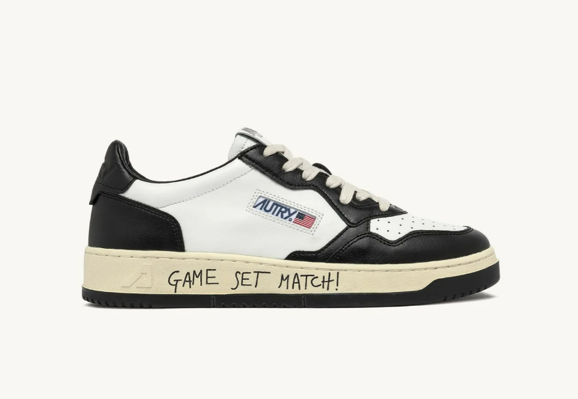 AUTRY AULM BH02 MEN'S SNEAKERS BLACK LETTERING