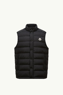 MONCLER 1A00078.597YD 999 BARTHE MEN'S GILET BLACK