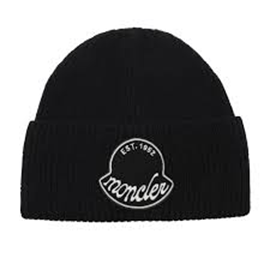 MONCLER 3B00029.M1242 999 MEN'S BEANIE BLACK