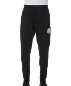 MONCLER 8H00012.899V4 999 MEN'S SWEATPANTS BLACK