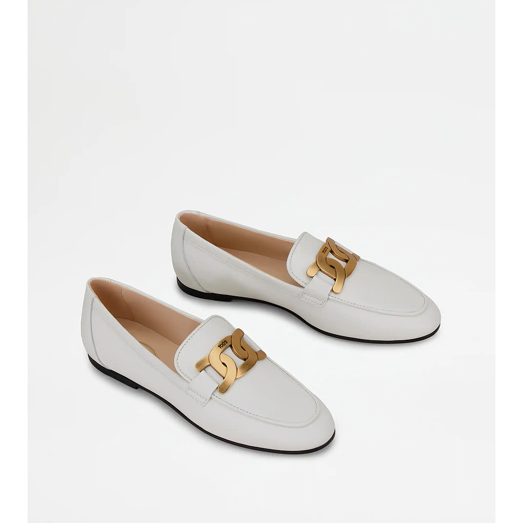 TOD'S DONNA MOCASSINO KATE XXW79A0DD00MIDB001 BIANCO