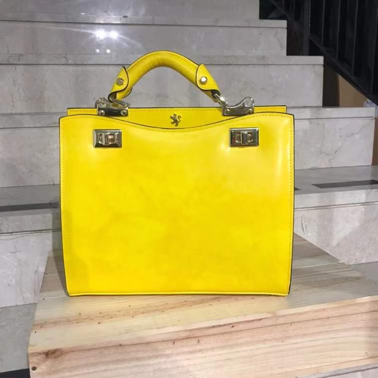 PRATESI FIRENZE BORSA GIALLO