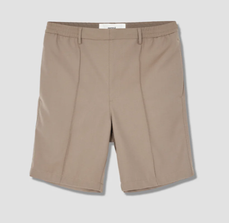 AMI PARIS HSO300219 281 MEN'S SHORTS TAUPE 