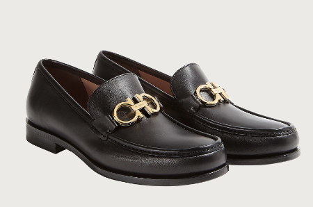 SALVATORE FERRAGAMO 0712557 02B715 001 ROLO MEN'S LOAFERS