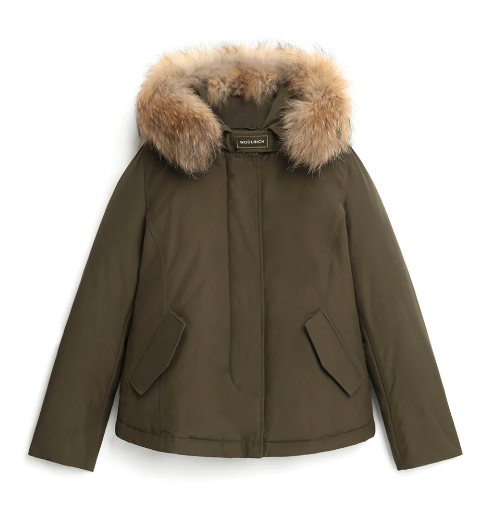 WOOLRICH CFWWOU0548FRUT0001 DARK GREEN WOMEN COAT
