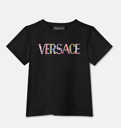 VERSACE KIDS 1000052 1A04818 2B070 MEDUSA KIDS T-SHIRT