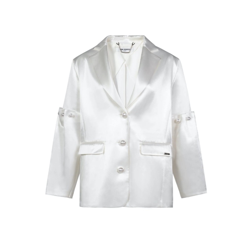 13DE MARZO FR-JX-242 WHITE JACKET