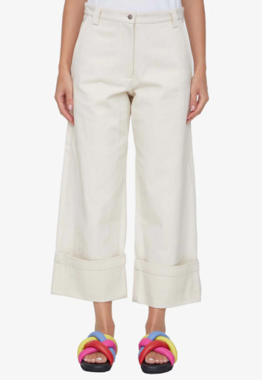 MONCLER GENIUS 2A00003M2338070 WOMEN'S WHITE JEANS