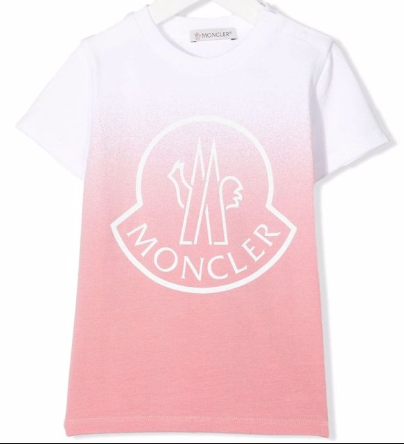 MONCLER KIDS 8C000078790NGIRLS T-SHIRT PINK